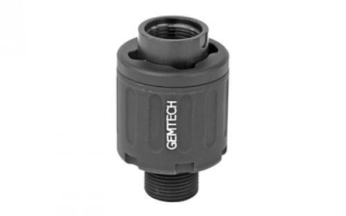 Gemtech  22 QDA Assembly, Quick Attach/Detach Adapter, 22LR, Black Finish, Includes One Thread Mount, One Adapter, and an Installation Wrench 12201