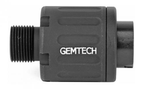 Gemtech  22 QDA Assembly, Quick Attach/Detach Adapter, 22LR, Black Finish, Includes One Thread Mount, One Adapter, and an Installation Wrench 12201