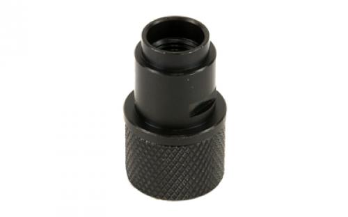 Gemtech Thread Adapter For Walther P22, 1/2X28, Thread Protector Included, Black Finish 12206