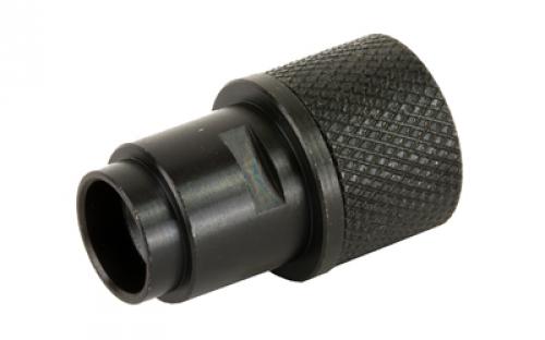 Gemtech Thread Adapter For Walther P22, 1/2X28, Thread Protector Included, Black Finish 12206