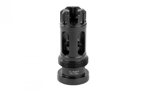 Griffin Armament Compensator, 7.62MM, Black, 5/8X24 TFC762-58