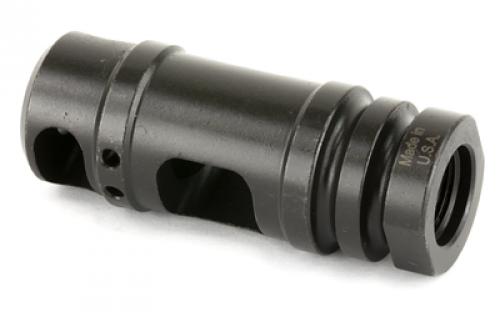 Midwest Industries Muzzle Brake, 2 Chamber, Black, 1/2X28, 223 Rem, 5.56MM MI-MB4