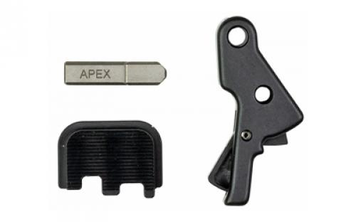 Apex Tactical Specialties Action Enhancement Kit, Fits CZ P-10S/C/F, 9MM, Action Enhancement Trigger, Performance Disconnector, Slide Cover Plate, Black 116-115