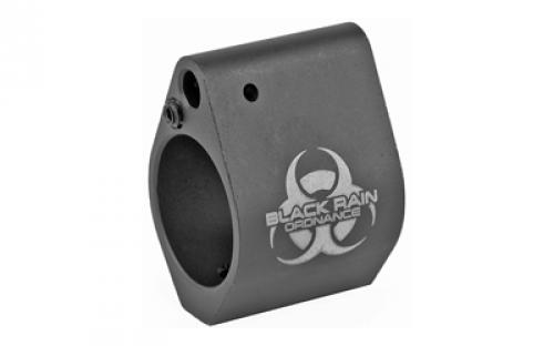 Black Rain Ordnance .750 Gas Block, Adjustable, Includes set Screws, Black Finish BRO-LP-750A