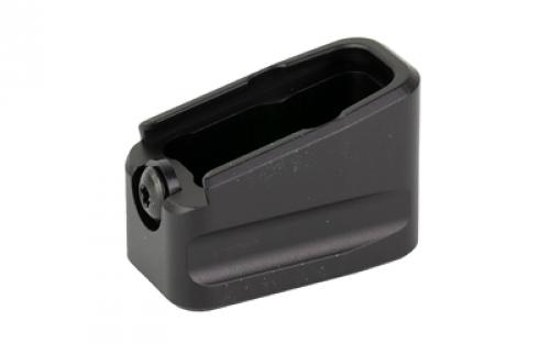 Warne Magazine Extension, Fits Glock 43X/48, 9MM, +2, Black 3133