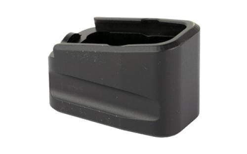 Warne Magazine Extension, Fits Glock 43X/48, 9MM, +2, Black 3133