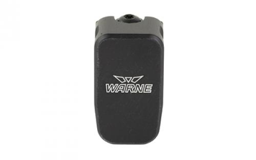 Warne Magazine Extension, Fits Glock 43X/48, 9MM, +2, Black 3133