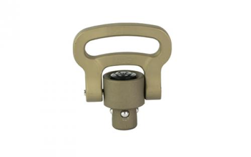 ALG Defense Swivel, Desert Dirt Color, Forged from 7075 T6 Aluminum, Quick Detach Swivel 05-224S