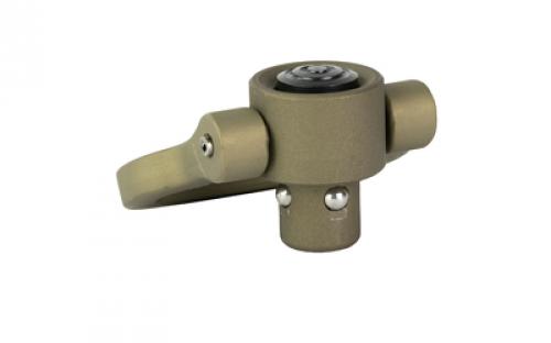 ALG Defense Swivel, Desert Dirt Color, Forged from 7075 T6 Aluminum, Quick Detach Swivel 05-224S