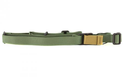 Blue Force Gear Vickers Standard AK Sling, OD Green Finish, Molded Acetal Adjuster K-SP-0046-OD