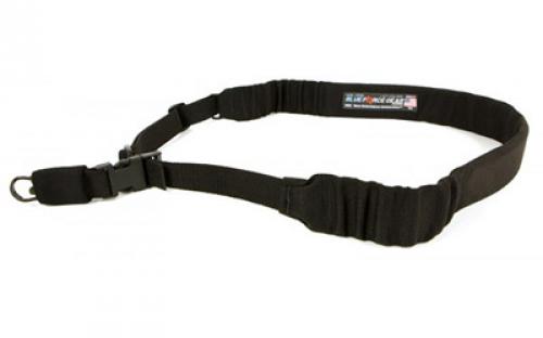 Blue Force Gear UDC Padded Bungee Sling, Single Point, With HK Hook Adapter, Black UDC-200-BG-HK-BK