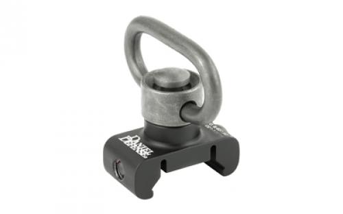 Daniel Defense Rail Mount Quick Detach Swivel Attachment Point, Fits Picatinny Rail, Black Finish 03-021-30029