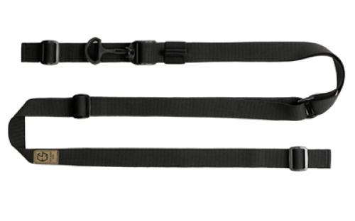 Edgar Sherman Design ESD Sling, 2-Point Combat Sling, 1" Webbing, Polymer Hardware, Matte Finish, Black ESD-SL-BLK