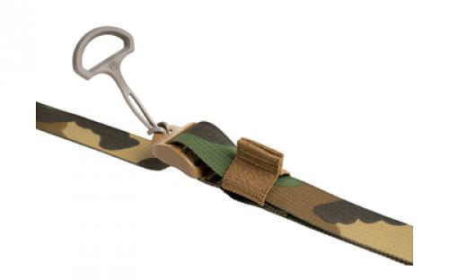 Edgar Sherman Design ESD Sling, 2-Point Combat Sling, 1 Webbing, Polymer Hardware, Matte Finish, M81 Woodland ESD-SL-M81