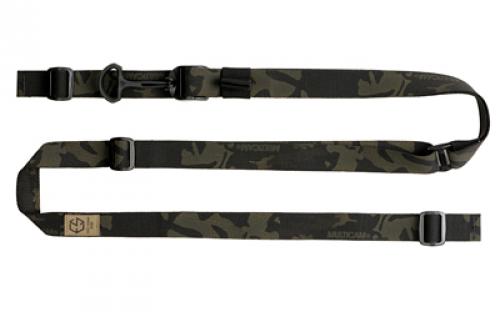 Edgar Sherman Design ESD Sling, 2-Point Combat Sling, 1" Webbing, Polymer Hardware, Matte Finish, Multicam Black ESD-SL-MCB