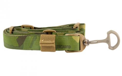 Edgar Sherman Design ESD Sling, 2-Point Combat Sling, 1 Webbing, Polymer Hardware, Matte Finish, Multicam Tropic ESD-SL-MCT