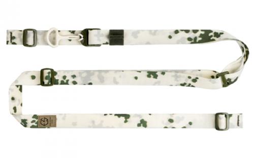 Edgar Sherman Design ESD Sling, 2-Point Combat Sling, 1 Webbing, Polymer Hardware, Matte Finish, Snow Camo ESD-SL-SC