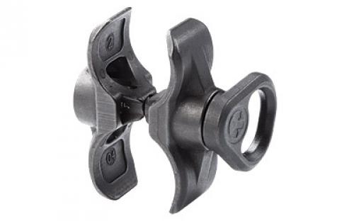 Magpul Industries Forward Sling Mount, Dedicated Fit For Mossberg 590A1 Models With Factory Extended Magazine Tube And Will Not Fit Other Mossberg Models, Melonite Treated Steel, Black MAG493-BLK