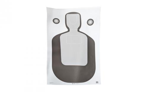 Action Target Action Target, TQ-19 Photo Target With Vital Anatomy, 23x35, 100 Per Box F-TQ19ANT-AV2-100