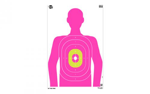 Allen Pink Silhouette EZ Aim, Paper Targets, 3 Pack, 23X35, Pink 15653