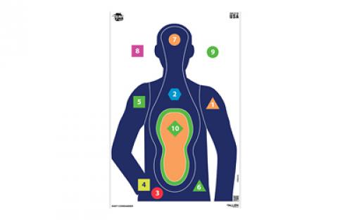 Allen Tough Crowd EZ Aim, Paper Targets, 3 Pack, 23X35, Assorted Colors 15658