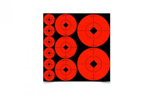 Birchwood Casey Target Spots Assortment, Round, 60-1 Targets, 30-2 Targets, 10-3 Targets BC-33928