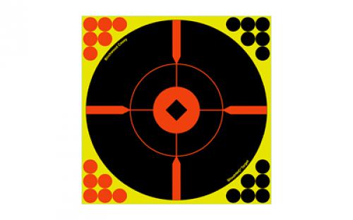 Birchwood Casey Shoot-N-C Target, Round, Crosshair Bullseye, 12,5 Targets BC-34015