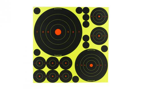 Birchwood Casey Shoot-N-C Target, Bullseye, 50-1, 30-2, 5-5.5,and 5-8 Targets BC-34018