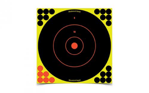 Birchwood Casey Shoot-N-C Target, Round Bullseye, 12, 12 Targets BC-34022