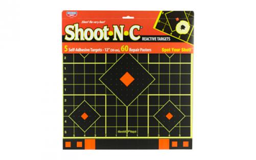 Birchwood Casey Shoot-N-C 12" Sight-In Target, 5 Pack BC-34207