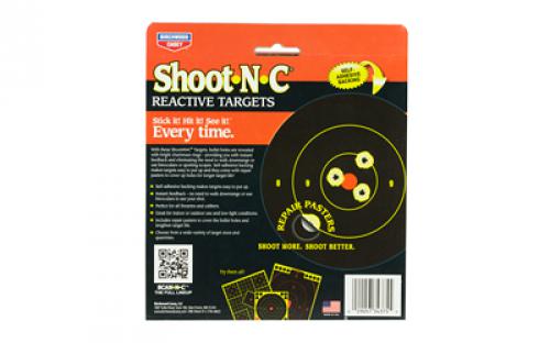 Birchwood Casey Shoot-N-C Target, Round Bullseye, 3", 240 Targets BC-34375