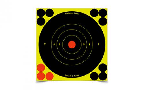 Birchwood Casey Shoot-N-C Target, Round Bullseye, 6, 12 Targets BC-34512