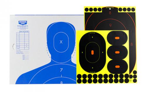 Birchwood Casey Shoot-N-C Target, Silhouette Kit, 2-12x18, 2-9,6-4 Targets BC-34602