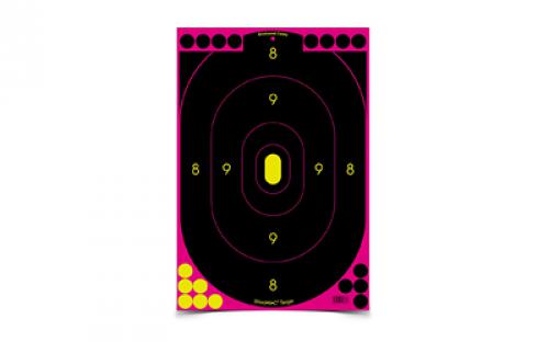 Birchwood Casey Shoot-N-C Target, Silhouette Pink, 12x18, 5 Targets, Pink BC-34635