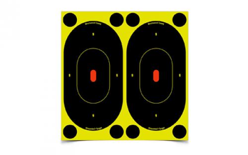 Birchwood Casey Shoot-N-C Target, Oval Silhouette, 7, 12 Targets BC-34710