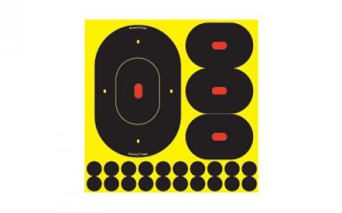 Birchwood Casey B27 6 Shoot N C Target 9 Oval Silhouette 5/Pack