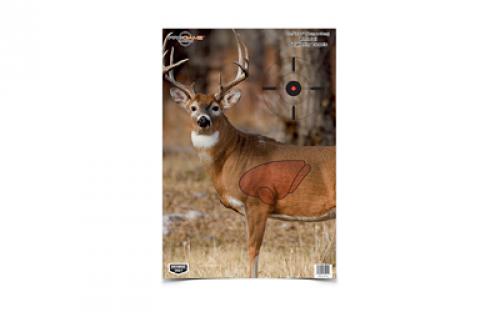 Birchwood Casey Pregame Target, Target With Visible Vitals, Deer,16.5x24, 3 Targets BC-35401