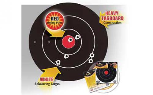 Birchwood Casey Dirty Bird Target, Bullseye, 6", 48 Targets BC-35504