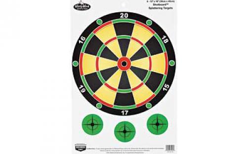 Birchwood Casey Pregame Target, Shotboard, 12x18, 8 Targets BC-35562