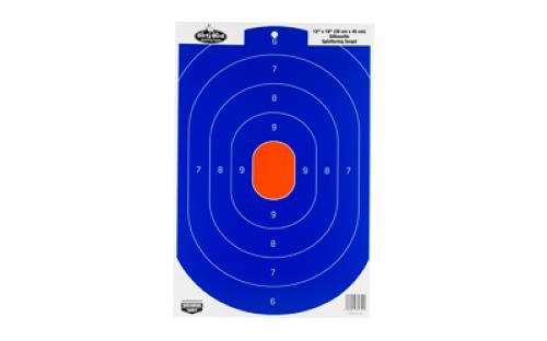 Birchwood Casey Dirty Bird 12 x 18 Blue/Orange Silhouette Target, 8 Targets BC-35718