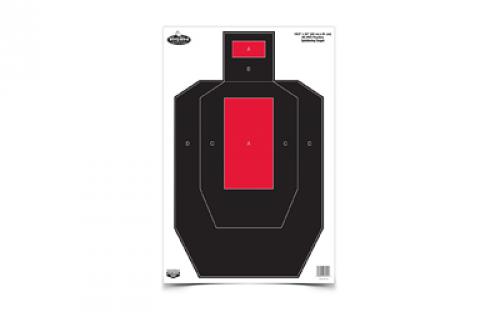 Birchwood Casey Dirty Bird 16.5" x 24" BC-IPSC Practice Target, 3 Targets BC-35743