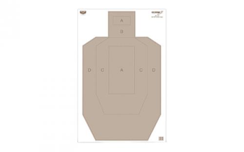 Birchwood Casey Eze-Scorer Target, IPSC Practice Paper, 23X35, 100 Targets BC-37025