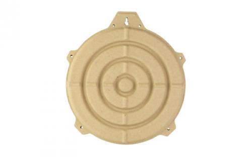 Birchwood Casey 3D TARGET, Bulls Eye, Small, 14 X 13.5, Comes with Mounting Tab, Tan, 3 Pack BC-3DTGTBETSM