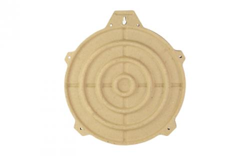 Birchwood Casey 3D TARGET, Bulls Eye, Small, 14" X 13.5", Comes with Mounting Tab, Tan, 3 Pack BC-3DTGTBETSM