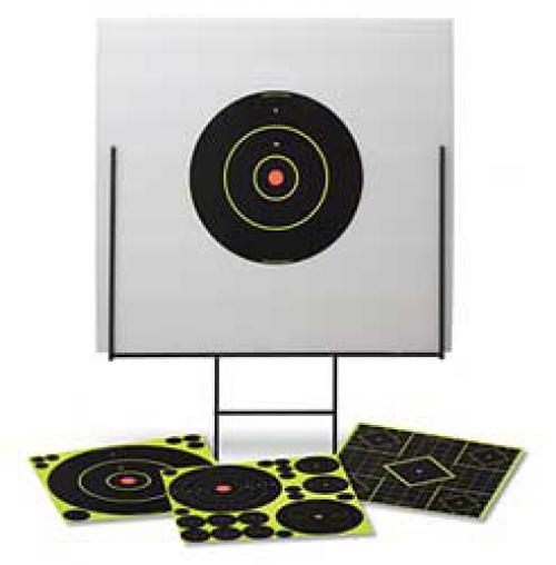 Birchwood Casey Portable Shooting Range and Backboard, 13 Shoot-N-C Targets, 58 1 Pasters BC-46101