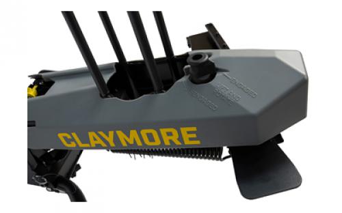 Caldwell Claymore Clay Target Thrower, Foot Pedal Powered, Holds Up to 50 Clays, Throws up to 70 Yards, Black 1122187