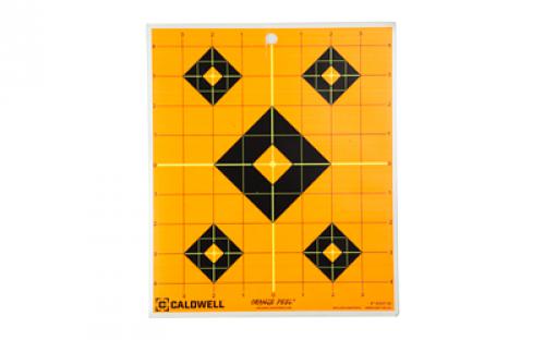 Caldwell 8 Sight-in Target, Orange/Black, 5-Pack 1166102