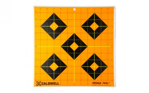 Caldwell Sight-In Target, 12, Orange/Black, 5-Pack 1166104