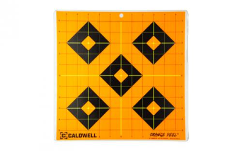 Caldwell Sight-In Target, 12, Orange/Black, 25 Sheets, (5) 5-Packs 1166105