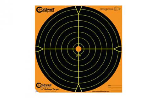 Caldwell Sight-In Target, 16, Orange/Black, 5-Pack 1166106